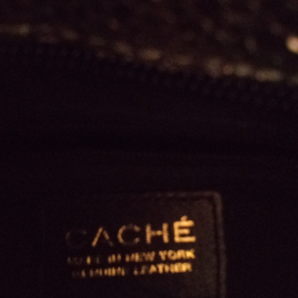 Cashe Rose Gold Leather Clutch - Picture 3 of 4